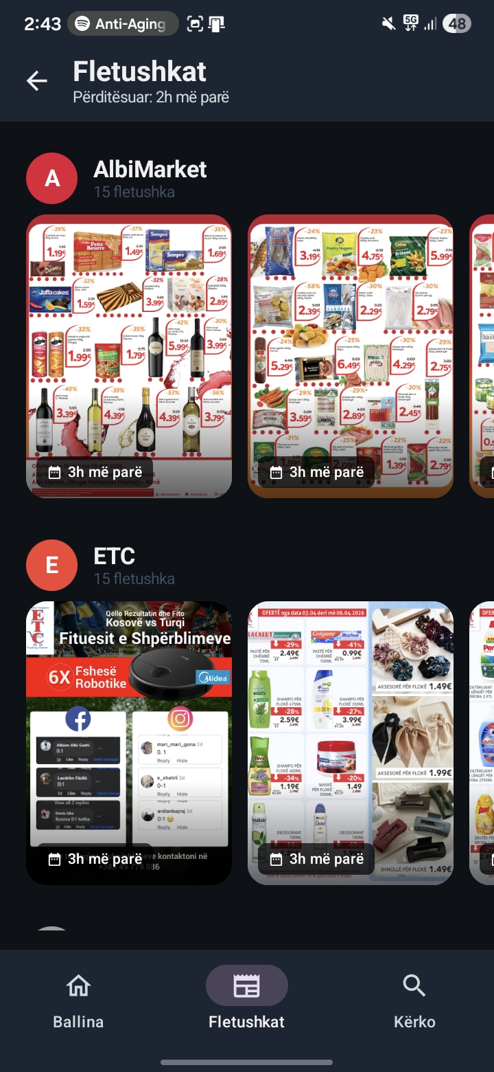 AlbiMarket and ETC flyers