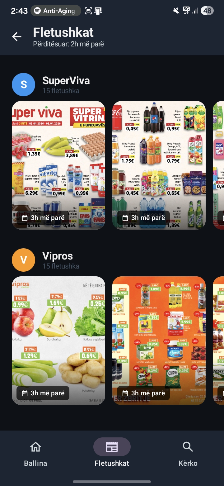 SuperViva and Vipros flyers